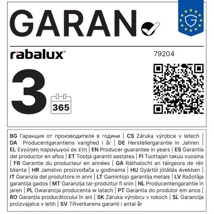 Rabalux - LED-pære SMD GU10/4W/230V 3000K