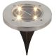 Rabalux - Udendørs LED solcellelampe m. sensor LED/0,24W/1xAA IP44 sort