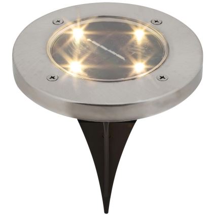 Rabalux - Udendørs LED solcellelampe m. sensor LED/0,24W/1xAA IP44 sort