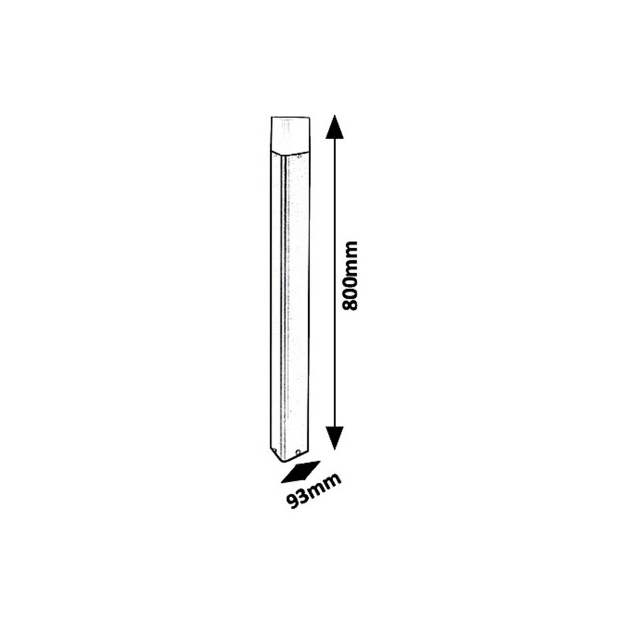 Rabalux 7990 - Udendørslampe ZADAR 1xE27/15W/230V IP44