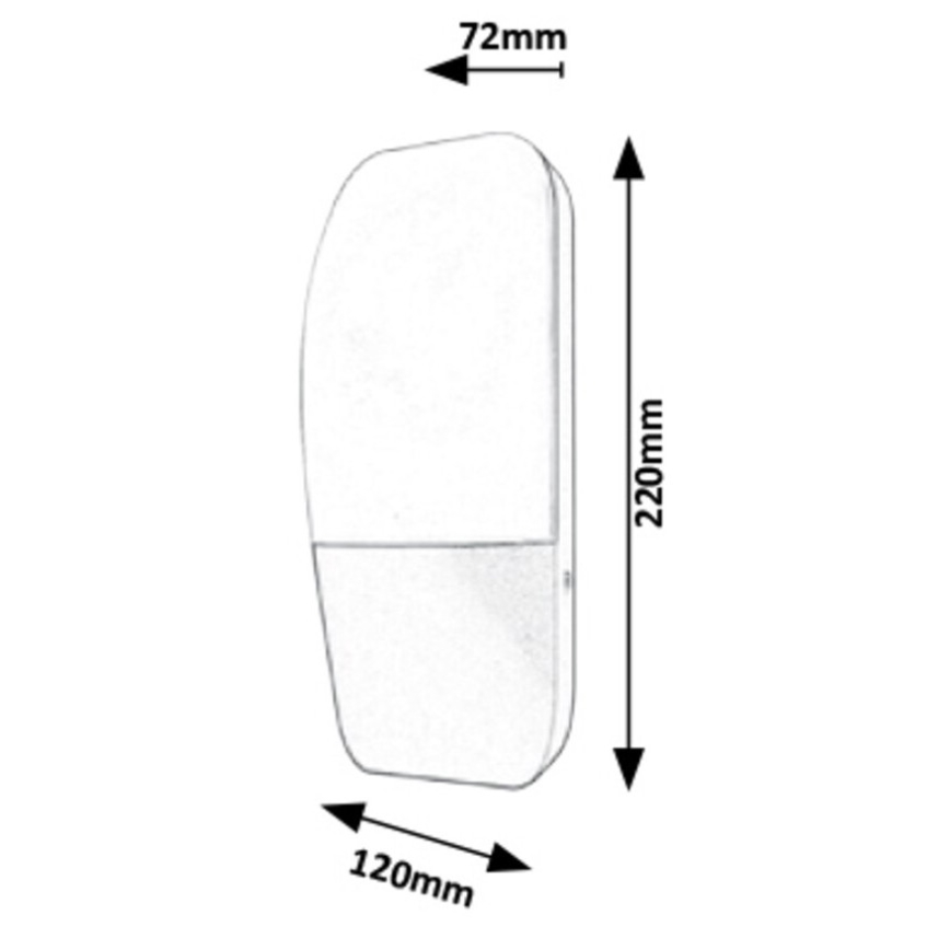 Rabalux - Udendørs LED væglampe LED/10W/230V IP65 800lm 4000K