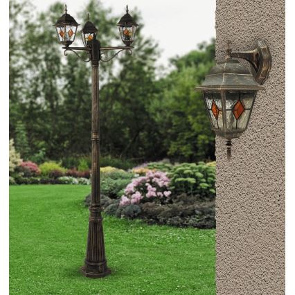 Rabalux - Udendørslampe 3xE27/60W/230V