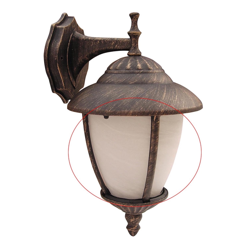 Rabalux 8476 - Reserveglas til udendørs lamp MADRID E27