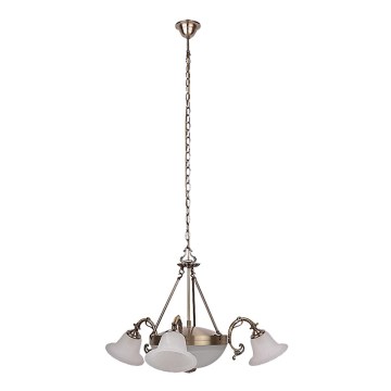 Rabalux 8553 - Lysekrone i kæde ORCHIDEA 3xE14/40W+2xE27/60W