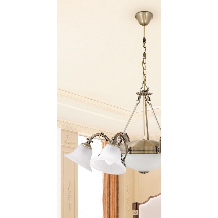 Rabalux 8556 - Lysekrone i kæde ORCHIDEA 6xE14/40W+2xE27/60W