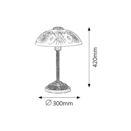 Rabalux - Bordlampe 1xE14/40W/230V