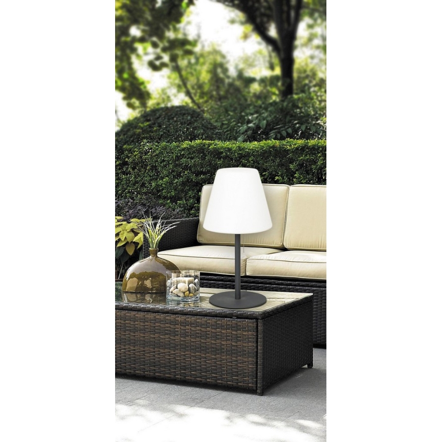 Rabalux 8658 - Udendørs bordlampe LIDA 1xE27/23W IP44