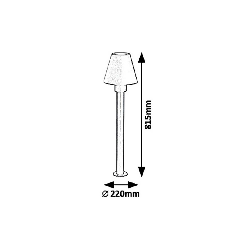 Rabalux 8845 - Udendørslampe FAVARA 1xE27/14W/230V IP44