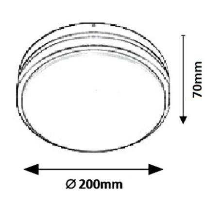 Rabalux 8847 - Udendørs LED væglampe HAMBURG LED/10W/230V IP44