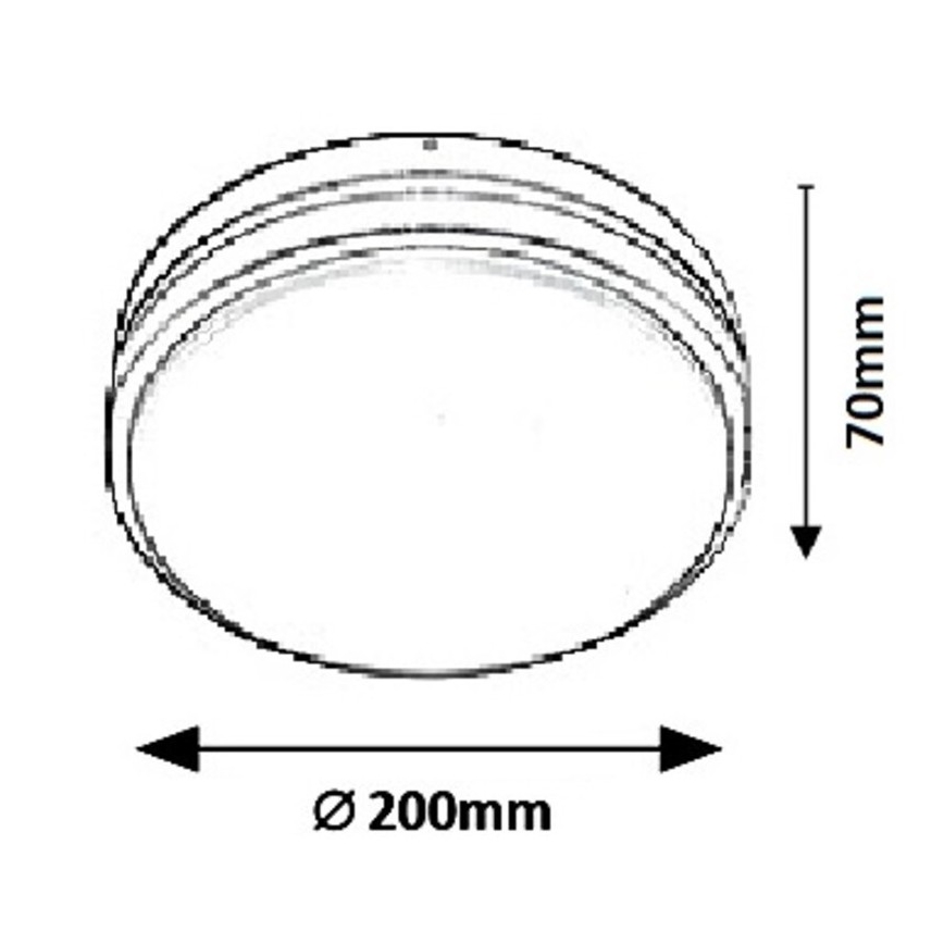 Rabalux 8847 - Udendørs LED væglampe HAMBURG LED/10W/230V IP44