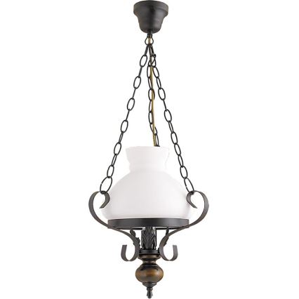 Rabalux - Udskiftningsglas til lysekrone E27 diameter 23,5 cm hvid