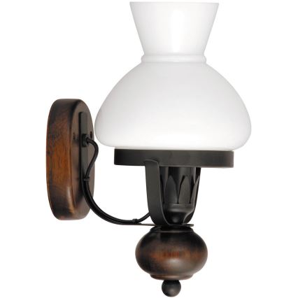 Rabalux - Erstatningsglas til lysekrone, bordlampe og væglampe, E27, Ø 15 cm, hvid