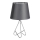 Rabalux - Bordlampe 1xE14/40W/230V grå/skinnende krom