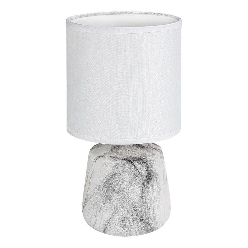 Rabalux - Bordlampe 1xE14/40W/230V hvid/marmorlook