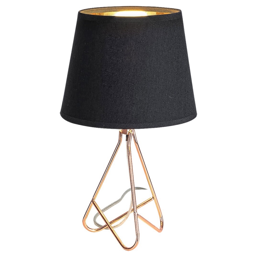 Rabalux - Bordlampe 1xE14/40W/230V sort/guldfarvet