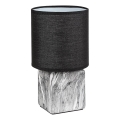 Rabalux - Bordlampe 1xE14/40W/230V sort/marmordekor