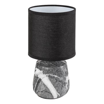 Rabalux - Bordlampe 1xE14/40W/230V sort/marmorfinish