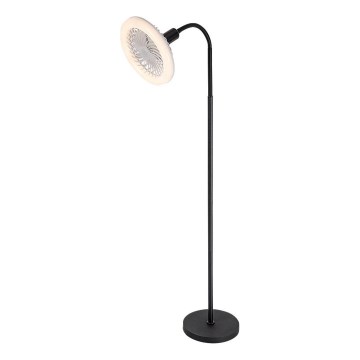 Rabalux - Dæmpbar LED-gulvlampe med ventilator 1xE27/16W/230V 3000-6500K