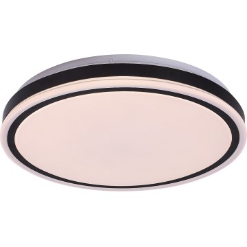 Rabalux - Dæmpbar LED-loftlampe LED/20W/230V 3000-6500K Ø 38,5 cm sort + fjernbetjening