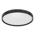 Rabalux - Dæmpbar LED-loftlampe LED/24W/230V 3000-6500K Ø 38 cm sort + fjernbetjening