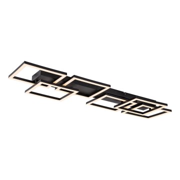 Rabalux - Dæmpbar LED-loftlampe LED/40W/230V 3000-6500K 33x100 cm sort + fjernbetjening