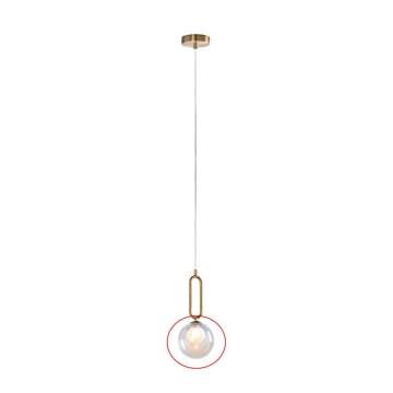 Rabalux - Erstatningsglas til lysekrone ROSEHIP G9 Ø 15 cm