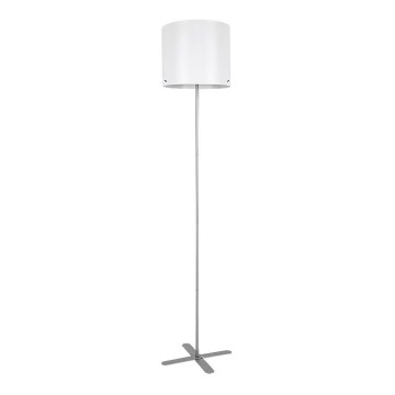 Rabalux - Gulvlampe 1xE27/40W/230V hvid/sølv