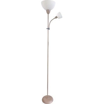 Rabalux - Gulvlampe 1xE27/60W/230V + 1xE14/25W beige