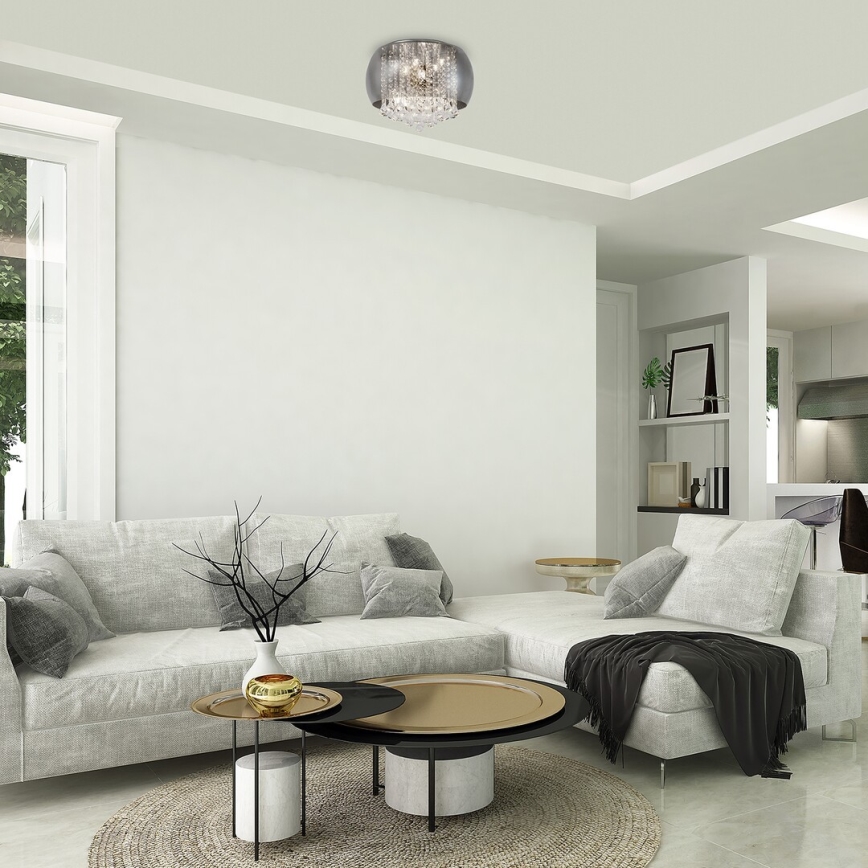 Rabalux - Krystal loftlampe 6xG9/40W/230V, diameter 35,5 cm