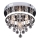 Rabalux - Krystal plafondlampe, LED 20 W/230 V + 3 x E14/40 W, Ø 30 cm