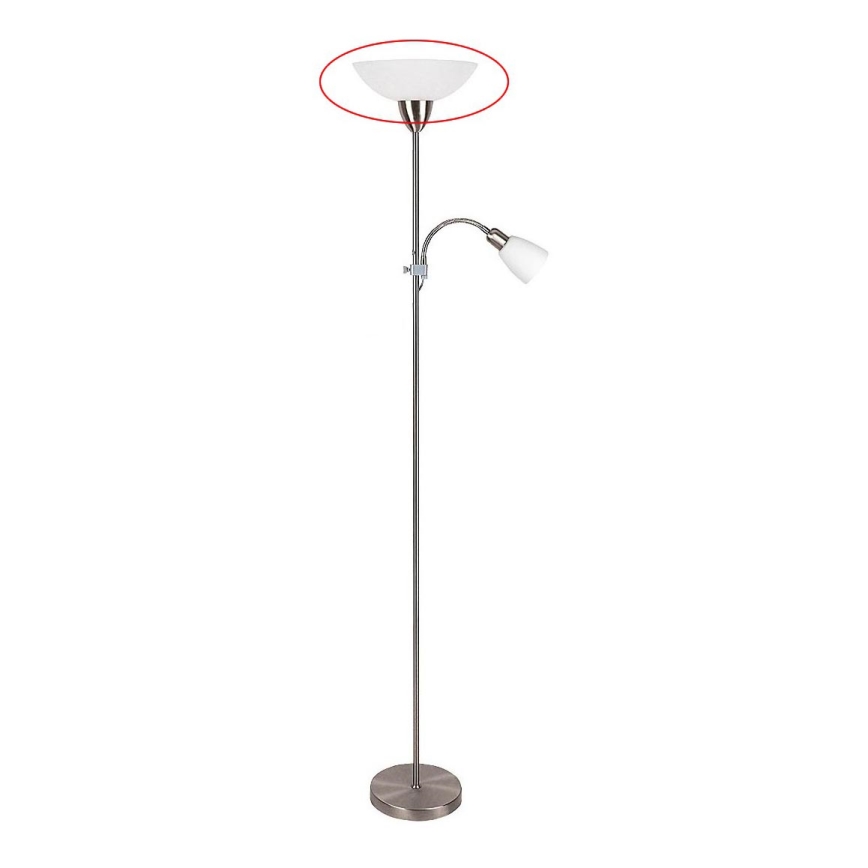 Rabalux - Lampeskærm til gulvlampe E27 large hvid
