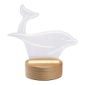 Rabalux - LED Børnebordslampe LED/2W/5V 3000K delfin bøg