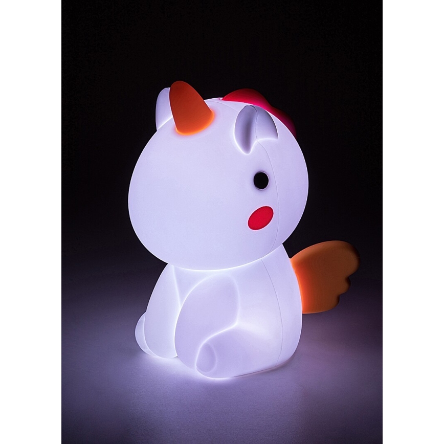 Rabalux - LED børnelampe m. RGB-farver og touch-funktion dæmpbar og genopladelig LED/0,45W/5V