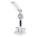 Rabalux - LED-dæmpbar bordlampe med ventilator og display LED/7W/5V 3000/4000/6500K