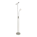 Rabalux - LED Dæmpbar Gulvlampe LED/18,5W/230V + LED/4,5W Mat Krom