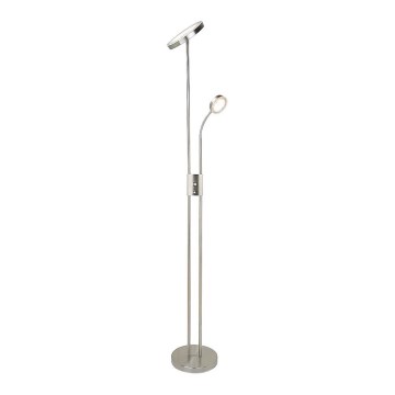 Rabalux - LED Dæmpbar Gulvlampe LED/18,5W/230V + LED/4,5W Mat Krom