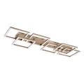 Rabalux - LED dæmpbar loftlampe LED/40W/230V 3000-6500K 33x100 cm guld + fjernbetjening