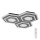 Rabalux - LED Dæmpbar loftlampe LED/72W/230V 3000/6000K 41,5x41,5 cm + fjernbetjening