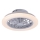 Rabalux - LED Dæmpbar loftlampe med ventilator LED/24W/230V 3000-6500K + fjernbetjening