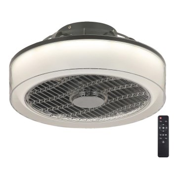 Rabalux - LED dæmpbar loftlampe med ventilator LED/30W/230V 3000-6000K + fjernbetjening