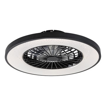 Rabalux - LED dæmpbar loftlampe med ventilator LED/72W/230V 3000-6500K + fjernbetjening