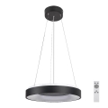 Rabalux - LED dæmpbar loftlampe på kabel LED/38W/230V 3000-6500K sort + fjernbetjening