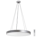Rabalux - LED dæmpbar loftlampe på kabel LED/60W/230V sølv 3000-6000K + fjernbetjening