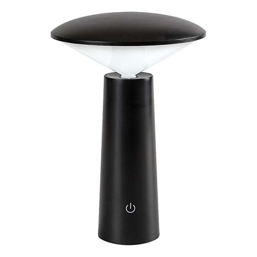 Rabalux - LED Genopladelig bordlampe m. touch-funktion dæmpbar POLPERRO LED/3W/3,7V 1200mAh sort