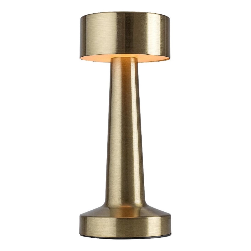 Rabalux - LED Genopladelig touch-funktion bordlampe LED/2,7W/5V 1200mAh 3000/4000/6000K guldfarvet