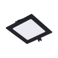 Rabalux - LED indbygningslampe LED/6W/230V 12x12 cm sort
