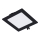 Rabalux - LED indbygningslampe LED/6W/230V 12x12 cm sort