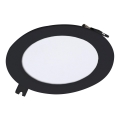 Rabalux - LED indbygningslampe LED/6W/230V 3000K diameter 12 cm sort