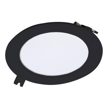 Rabalux - LED indbygningslampe LED/6W/230V 3000K diameter 12 cm sort
