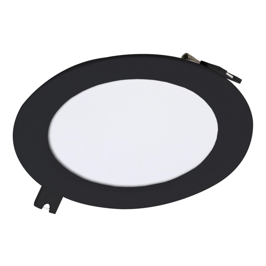 Rabalux - LED indbygningslampe LED/6W/230V diameter 12 cm sort